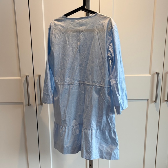 Club Monaco DYANN DRESS Sky Blue Blouse - Picture 4 of 7